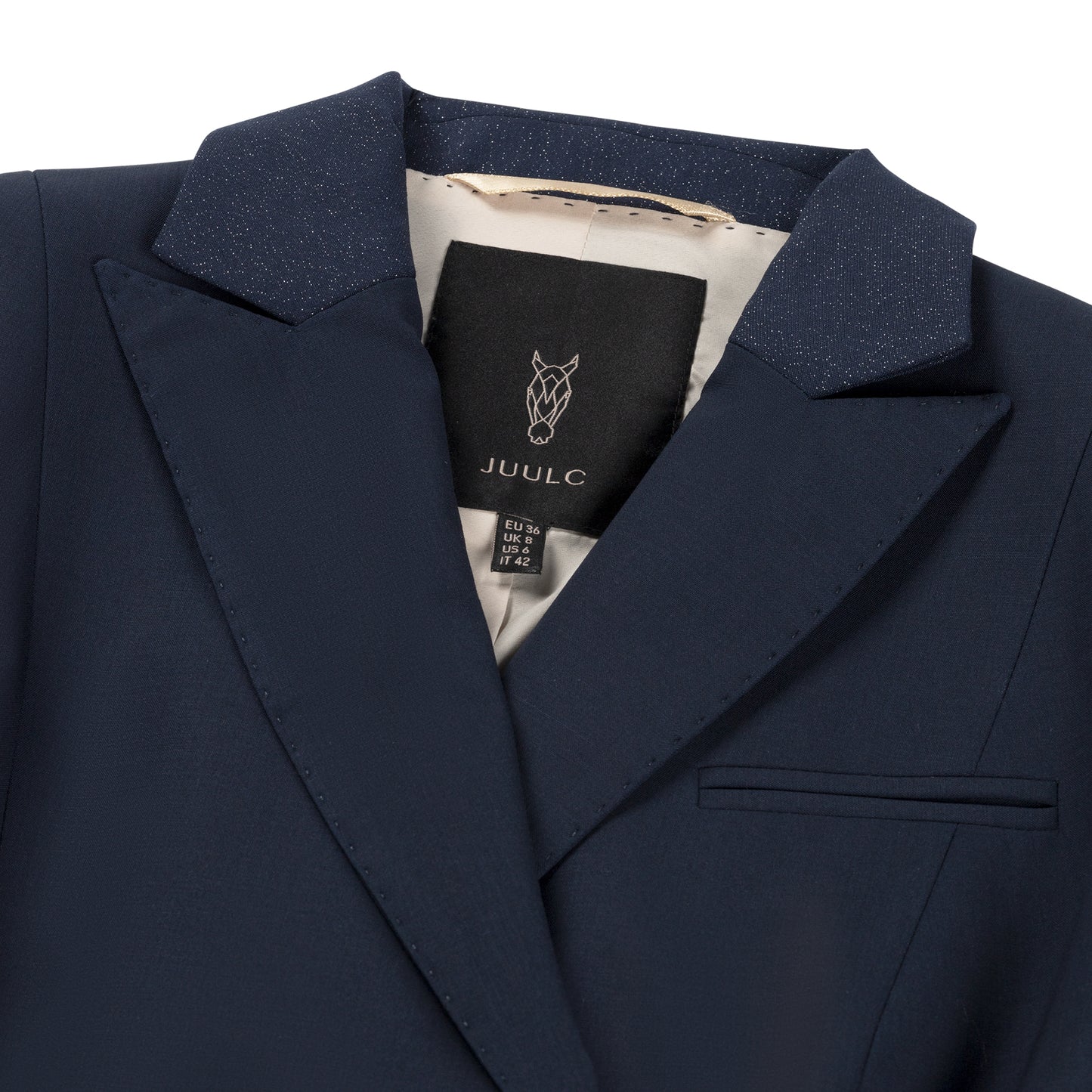Navy Stardust Dressuur Slipjas met Swarovski