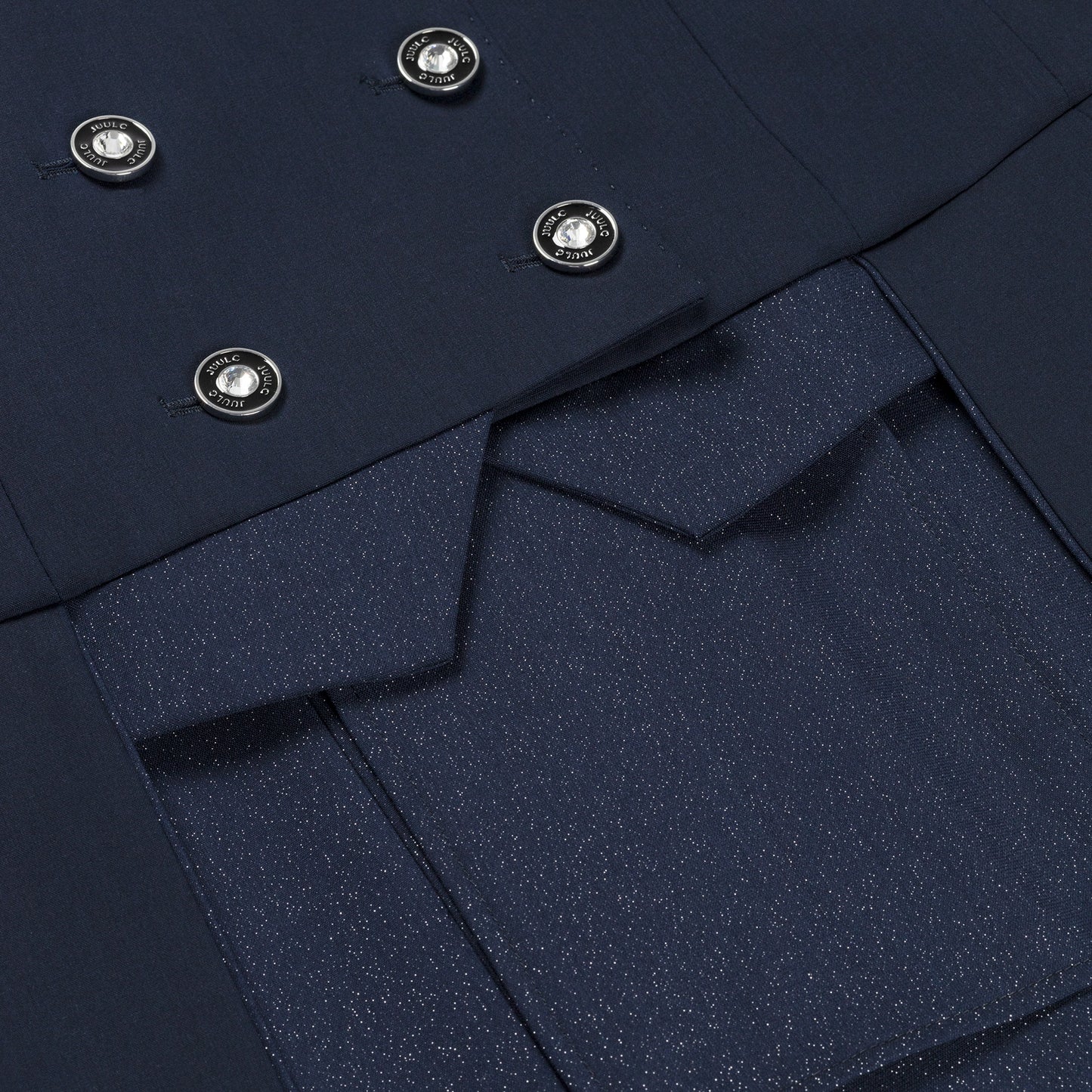 Navy Stardust Dressuur Slipjas met Swarovski